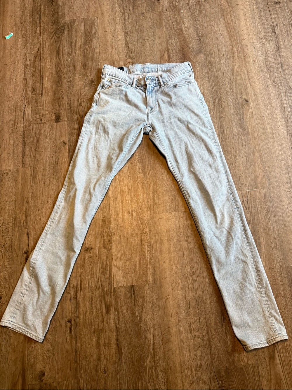 Abercrombie & Fitch Light Blue Slim Straight Jeans